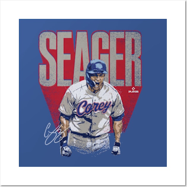 Corey Seager Texas Bold Wall Art by Jesse Gorrell